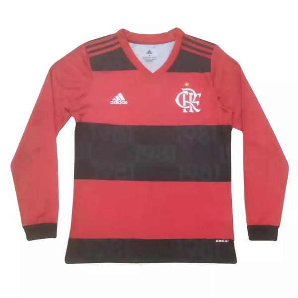 Tailandia Camiseta Flamengo 1ª ML 2021-2022 Rojo